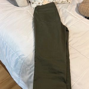 St. John’s bay forest green skinny jeans